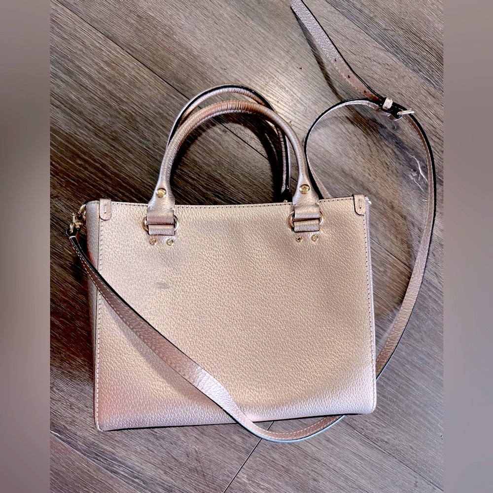 Kate Spade Rose Gold Mesh Handbag - Picture 3 of 15
